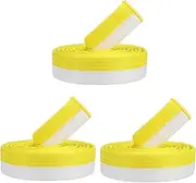 [uxcell] Taekwondo Colored Ranking Belt, 3 Pack 1.6" x9Ft 2.8M Polyester Martial Arts Judo Karate Belts for Coach Teaching Practice, White and Yellow