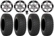 ITP SS212 14" Wheels Machined 30" RT320 Tires Textron Wildcat XX