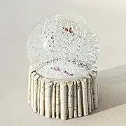 Cardinal Snow Globe, Red Bird Snowglobe Animal Snow Flake Glass Snow Globes for Adults Men Birthday, 100MM Halloween Decorations Snow Globe NO Music