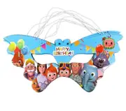 10Pcs Eye Mask Cocomelon Party Supplies Kids Birthday Decoration