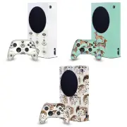 CAT COQUILLETTE ART MIX GAME CONSOLE WRAP AND CONTROLLER SKIN FOR XBOX SERIES S
