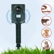 Outdoor Ultrasonic Cat Animal Repeller Ultrasonic Waterproof Gardens Fox qiyOM
