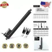 Robust 12" DC12V Linear Actuator Motor with Aluminum Housing & Limit Switch