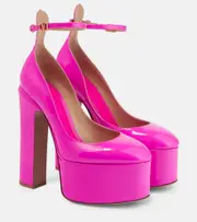 [Valentino Garavani] Valentino Garavani Tan-Go 155 leather platform pumps AU 11 black