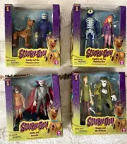 SCOOBY DOO SERIES 1 , SET OF 4 FRANKENSTEIN, SCOOB, DRACULA NEW