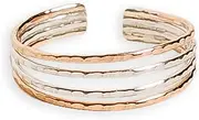 [TOE RINGS & THINGS] Toe Ring | Four Strand .925 Sterling Silver & Gold Fill Adjustable Ring | Attire for Your Toes | Made in USA