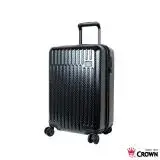 在飛比找遠傳friDay購物優惠-CROWN 皇冠 21吋登機箱 雙層防盜拉鍊 行李箱