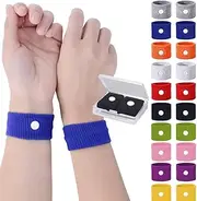 TOULIFLY Travel Wristbands,Travel Motion Sickness Relief Wrist Band,Natural Nausea Relief, Acupressure Wristbands for Nausea Relief Car Sickness Bracelet 10 Pairs