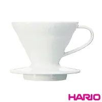 在飛比找Yahoo奇摩購物中心優惠-HARIO V60白色01磁石濾杯