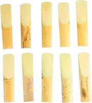 10 Pcs Alto Saxophone Reed, Professional Traditional Reed Accessory for Alto Saxophone Strength, Traditional Reeds for Saxophone Alto (Size 2)