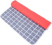 SOPOTUTU Washable Reusable Bedwetting Pad for Adults and Toddlers Non- Protective Mat for Beds and Floors for and Menstrual Use Grey