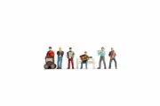 Noch 15563 HO/OO Gauge Buskers (6) Figure Set