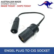 ENGEL Male Connector Plug to Cigarette Socket Lead Adapter 30cm