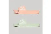 Superdry Vegan Pool Slide Womens Slides Recycled Materials Slip On Comfort