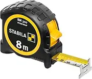 STABILA Pocket Tape Measure BM 300 8m Double Sided 1000 Scale Metric Spikes Hook