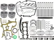 Assembroverse HSCV001 Gasket Piston Bearing Timing Chain Set Compatible with Encore Cruze Sonic Trax 1.4L 2011-2016 HS26540PT-1