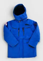 Canada Boys Parka Jacket Weather Gear Royal Blue Large 14-16 Size Brand New