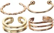 [WESIEVYA] Pcs C-shaped Hypoallergenic Earring Clips Metal Receiver Ear Cuffs for Women Girls No Piercing Ear Accessories Fashion Design