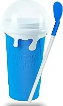 Color Land Slushie Maker Cup, Upgrade 500ml,Instant Slushy Maker Cup Double Layer - Magic Quick Frozen Smoothies Cup, Cooling Cup, Cool gadgets Tiktok Trend Items, Cool Stuff Birthday Gifts - Blue