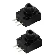 1 Set 2Pcs Black Replacement Repair Parts /Rt Button Keypad For 3609846