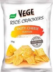 Vege Rice Cracker Cheese G/F 5x75g