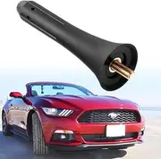 VOFONO Stubby Antenna for 2015-2024 Ford Mustang Convertible, Car Ford Mustang Accessories, 3 Inch Short Replacement Ford Mustang Billet Antenna Mast Designed for Optimized FM AM Radio Reception