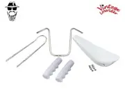 20" LOWIRDER SPARKLE WHITE BANANA SEAT WHITE GRIPS, SISSYBAR & HANDLEBAR.
