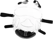 Oshhni Taekwondo Face Shield Helmet Cover, Sports Gear Detachable Transparent Face Guard Protective Mask for Boxing Taekwondo Karate