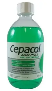 Cepacol Antibacterial Mouthwash Solution Mint 500ml