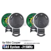 2x 433MHz CAS for BMW Mini Cooper Countryman 2007-2014 Rechargeable Remote Key