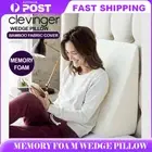 Bamboo Memory Foam Bed Wedge Pillow Soft Cushion Neck Back Bed Sleeping Support