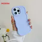 Wave Side Liquid Silicone Phone Case on Samsung Galaxy S24 FE S23 plus S22 Ultra