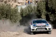 WRC Rally de Espana Jari Matti Latvala VW action Motor Racing Old Photo
