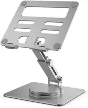 Foldable Laptop Tablet Stand Stand, 360 Rotation Adjustable Aluminum Portable