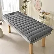 Grey 6cm,S 80×190cm,Lash Bed Foam Topper for Massage Bed Memory Foam Massage Table Topper Spa Massage Table Pad & Face Elastic Bands Non-Slip-Lash Bed Cushion