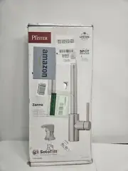 Pfister Zanna Pull Down Sprayer Kitchen Faucet w/Soap Dispenser Stainless Steel