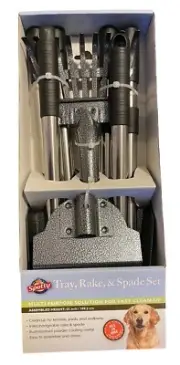 Spotty Tray, Rake, And Spade Set, Pooper Scooper Set!! Brand New!!