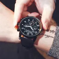 在飛比找Yahoo奇摩拍賣-7-11運費0元優惠優惠-熱銷 MIKE/米可新款個性手錶腕錶男士防水運動氣質大錶盤男