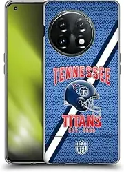 Head Case Designs Officially Licensed NFL Football Stripes Tennessee Titans Logo Art Soft Gel Case Compatible with OnePlus 11 5G