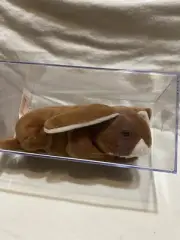 EARS (Rabbit) 3/2- AUTHENTICATED - Ty Beanie Baby-3rd Gen Hang/2nd Gen Tush