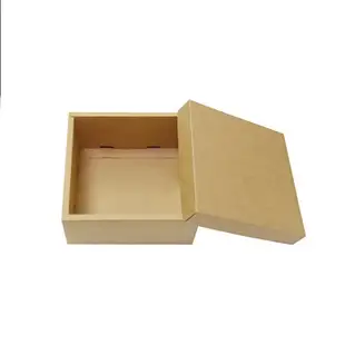 岱門包裝 8吋乳酪蛋糕盒-牛皮無印 10入/包 22.2x22.2x8.1cm【3-290803】