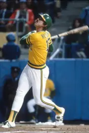 Dave Revering of the Oakland Athletics Baseball 1980 Photo
