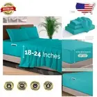 Luxury 4-Piece California King Bed Sheet Set - 1500 Thread Count Microfiber