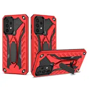 For Samsung Galaxy A33 5G Case Armour Shockproof Tough Cover with Kickstand Red