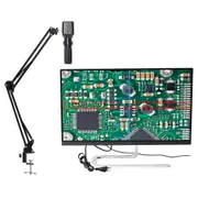 HAYEAR 24MP Microscope Camera with Gooseneck Light