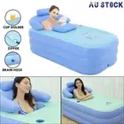 Foldable Inflatable Bath Tub Portable Adult Home Travel Water Spa Relaxing Sauna