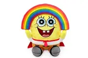 SpongeBob SquarePants Hugme Rainbow Plush Toy (Yellow) (One Size)