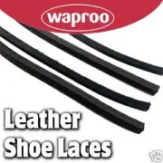 Leather Shoelaces 150cm - Black Brown Tan Burg Neutral shoe lace - BOAT SHOES