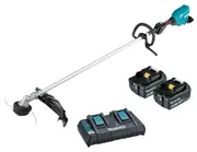 Makita DUR369LPG2 - 36V (18Vx2) Brushless Loop Handle Line Trimmer Kit (2 x 6.0Ah)