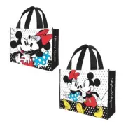 Disney Mickey Mouse and Minnie Mouse Large Recycled Shopper Tote-NEW